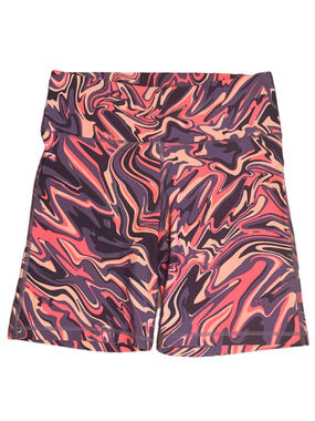 Under Armour Compression Shorts Large Pink Purple Marble Athletic